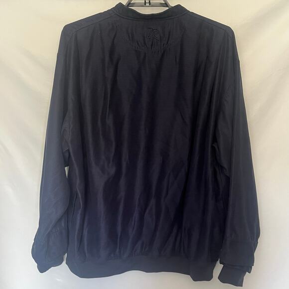 Zero Restriction GolfMicrosuede Mens Jacket Sz 2XL Preppy Quarter Snap  Checked - Picture 5 of 15